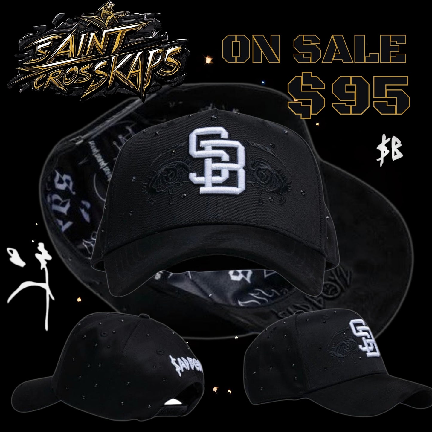 SADBOYZ Junior H BDAY Triple‑Threat Box (3 Hats + Collector Box)